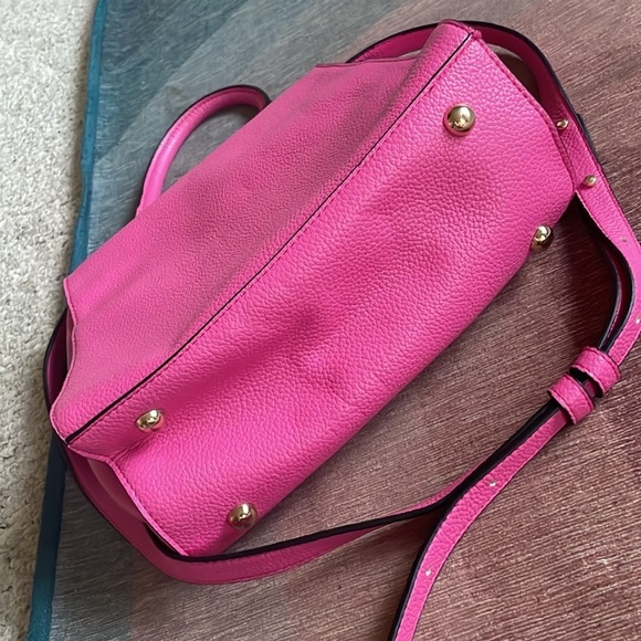 Steve Madden Pink Faux Leather Women's Crossbody Purse - Picture 7 of 17